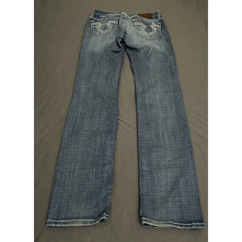 BigStar Womens SZ 26 L Med Wash Denim Casey K Skinny Low Rise Straight Leg Jeans - Picture 9 of 16